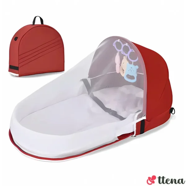 سرير أطفال محمول carrycot للسفر والاستخدام المتعدد