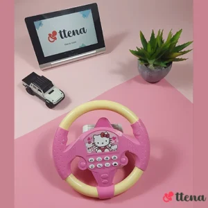 لعبة عجلة قيادة للأطفال - Steering wheel - وردي