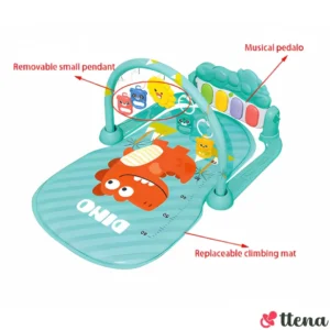 Alternative view of سجاده بيانو للاطفال مزودة بالعاب شخاليل طبية من عمر الولادة وحتى 12 شهر( تعمل بالبطاريات)